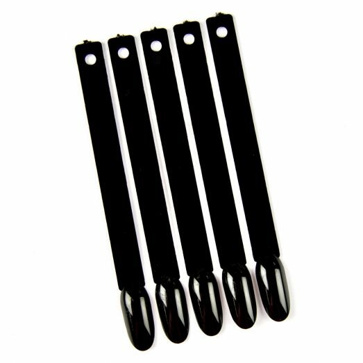 Colorpops Oval - Stiletto - Coffin Naturel - Clear-Black