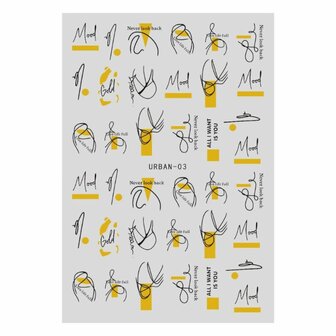 Nail Sticker Urban NSU03