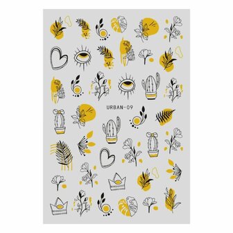 Nail Sticker Urban NSU09