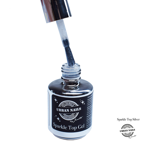 Sparkle top gel Silver