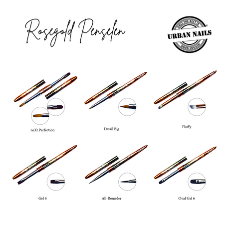 Rosegold penseel French