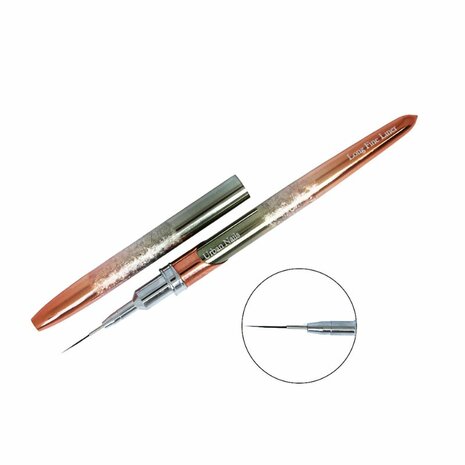 Rosegold penseel long fine liner