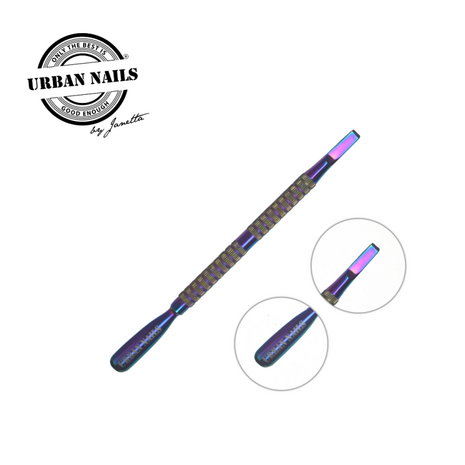 Cuticle pusher straight Rainbow