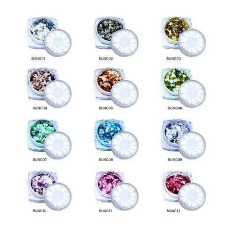 Biogradable Urban Nails glitter 01 BUNG01