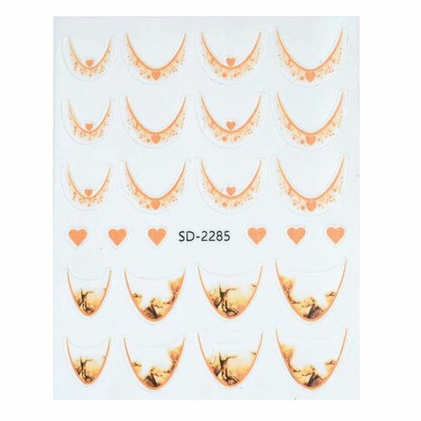 Nail art French sticker NAS5-07