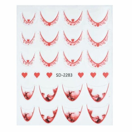 Nail art French sticker NAS5-05