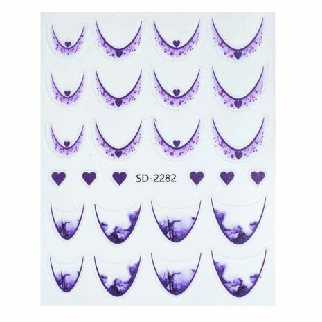 Nail art French sticker NAS5-04