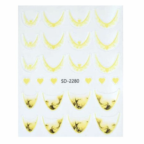 Nail art French sticker NAS5-02