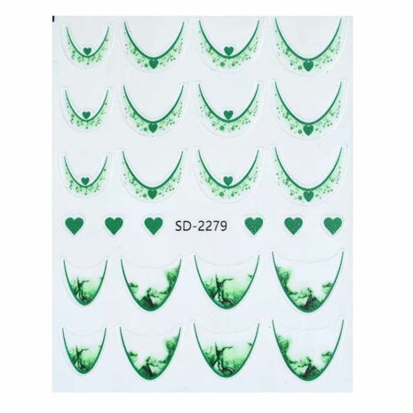 Nail art French sticker NAS5-01