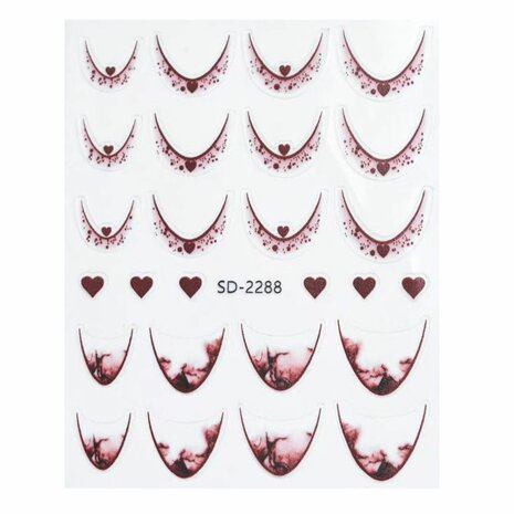 Nail art French sticker NAS5-10