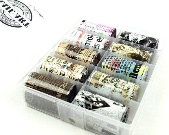 Foil box Happy Newspaper