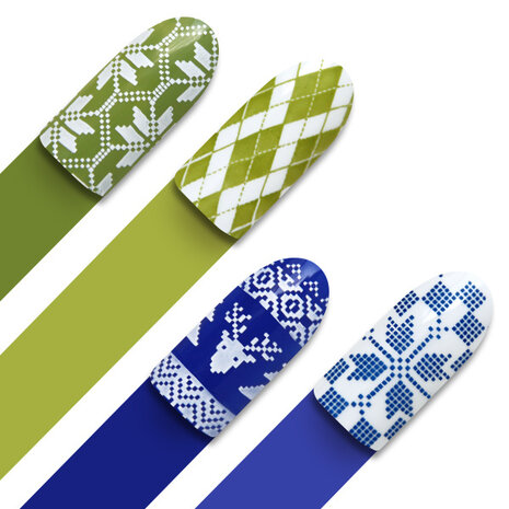 Moyra stamping plate 2 fabric texture