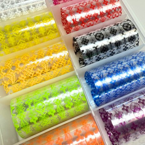 Nail art foil box 04 close up