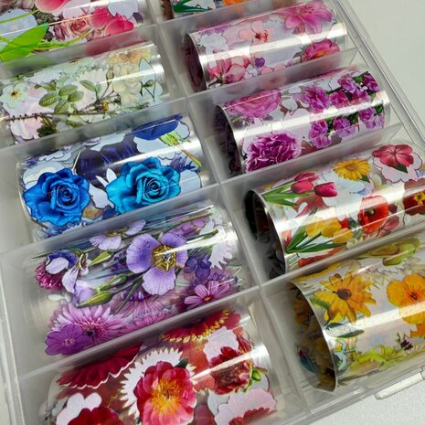 Nail art foil box 03 close up