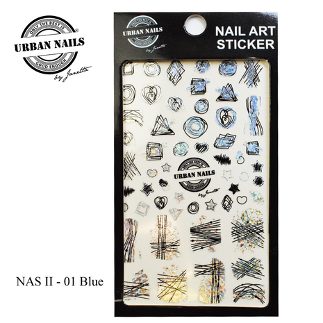 Urban Nails Nail Art Stickers NAS||01
