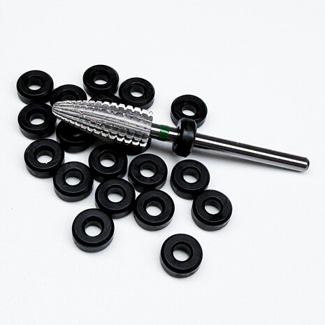 Protection caps 10 pcs black | Bescherm kapjes