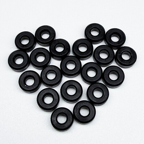 Protection caps 10 pcs black | Bescherm kapjes