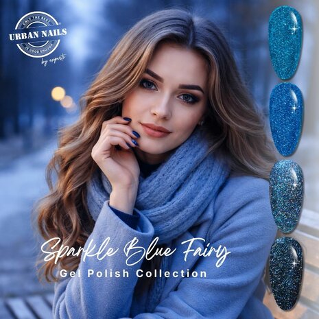 Sparkle Blue Fairy gel polish collection