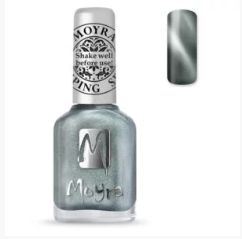 Moyra Stamping Nail polish SP30 Cat eye Magnetic Silver