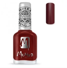 Moyra Stamping Nail polish SP03 Burgundy red