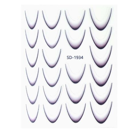 Nail art French ombre sticker NAS3-12