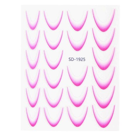 Nail art French ombre sticker NAS3-03