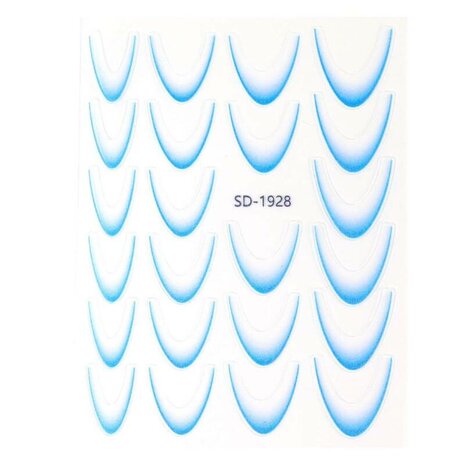 French ombre sticker NAS3-06