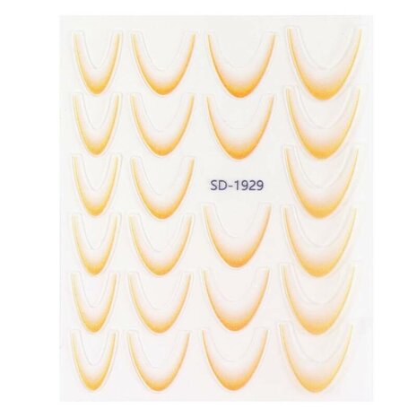 Nail art French ombre sticker NAS3-07