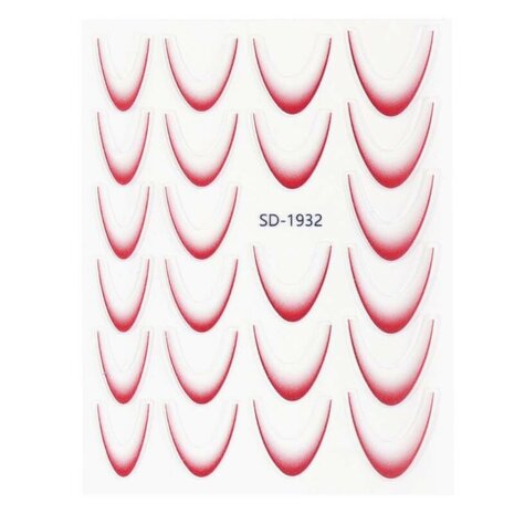 Nail art French ombre sticker NAS3-10