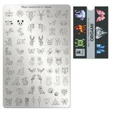 Moyra stamping plate 115 Origami