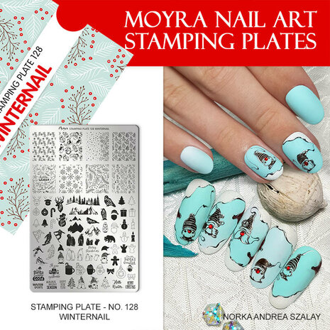 Moyra stamping plate 128 Winternail