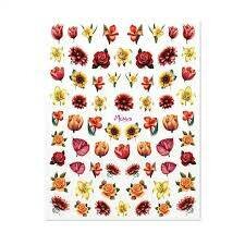 Moyra Watertransfer Sticker 05 Flowers