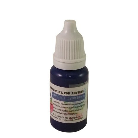 Urban ink | Air brush ink | Cyan blauw
