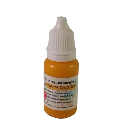 Urban ink | Air brush ink | Goud Geel