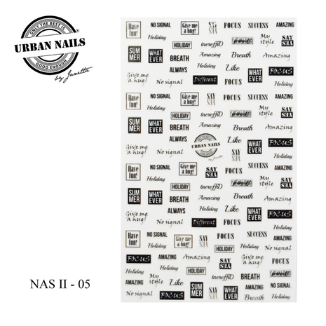Urban Nails Nail Art Stickers NAS||05