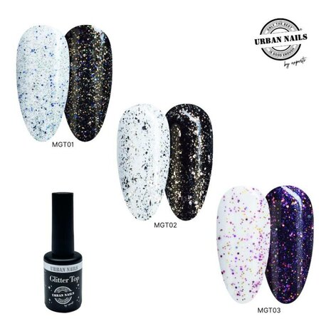 Mini Glitter top gel MGT03