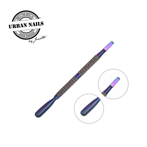 Cuticle pusher straight Rainbow