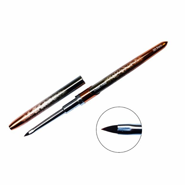 Rosegold brush 3D Petit