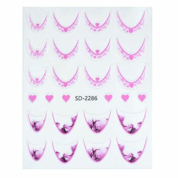Nail art French sticker NAS5-08