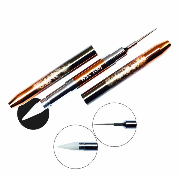 Rosegold Wax Dotting Tool penseel