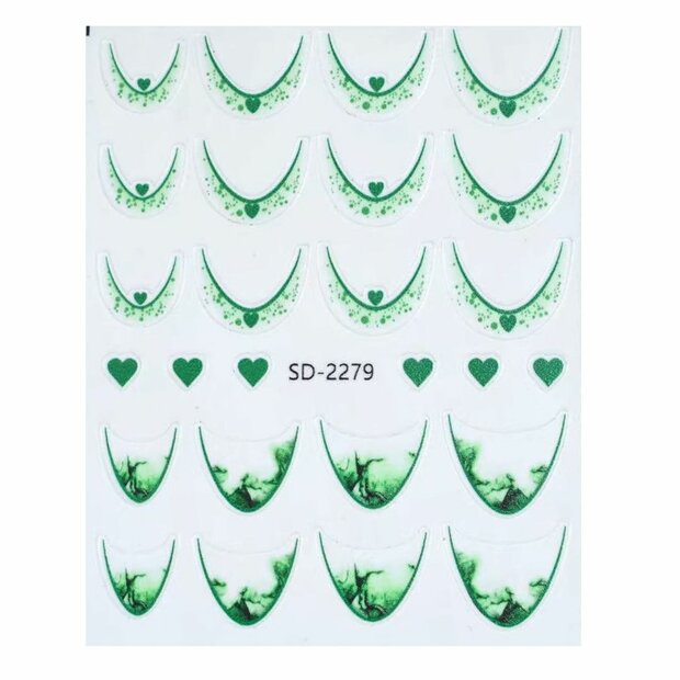 Nail art French sticker NAS5-01