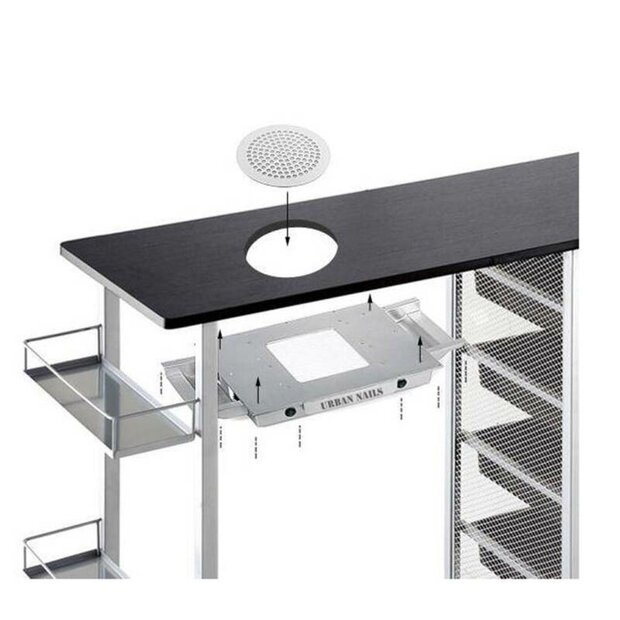 Stofafzuiging inbouw | Build in dust collector