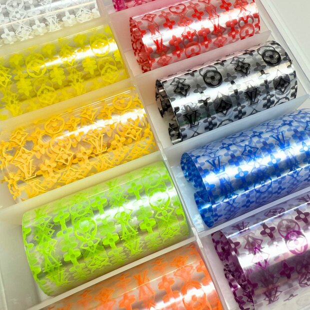 Nail art foil box 04 close up