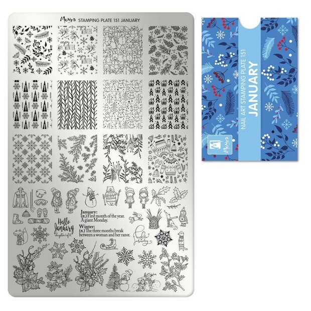 Moyra Stamping plate 151 January