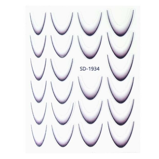 Nail art French ombre sticker NAS3-12