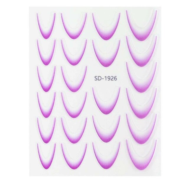 Nail art French ombre sticker NAS3-04