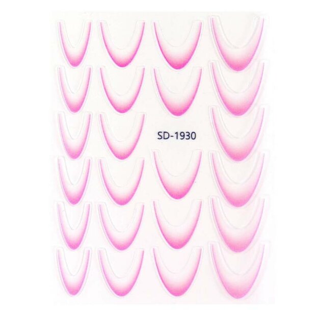 Nail art French ombre sticker NAS3-08