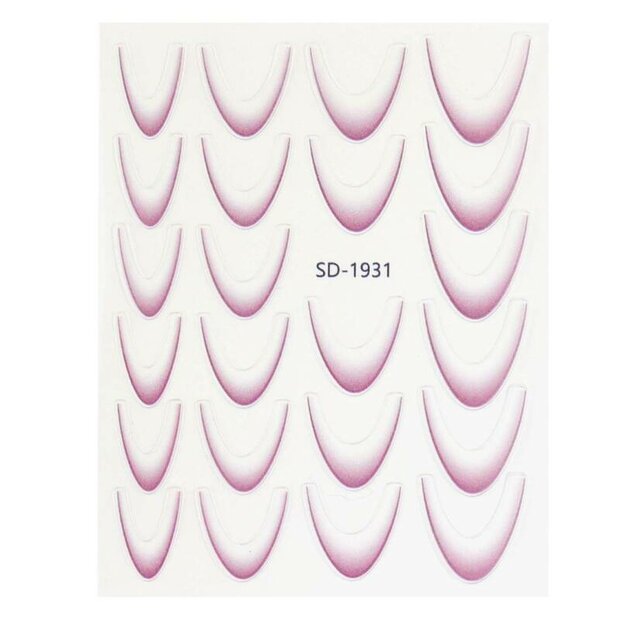 Nail art French ombre sticker NAS3-09