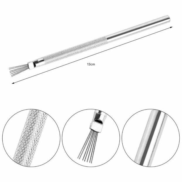 Metal nail art tool