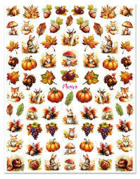 Moyra Watertransfer Sticker 02 autumn